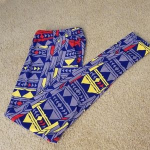 TC Lularoe geometric leggings. Offers are welcome!